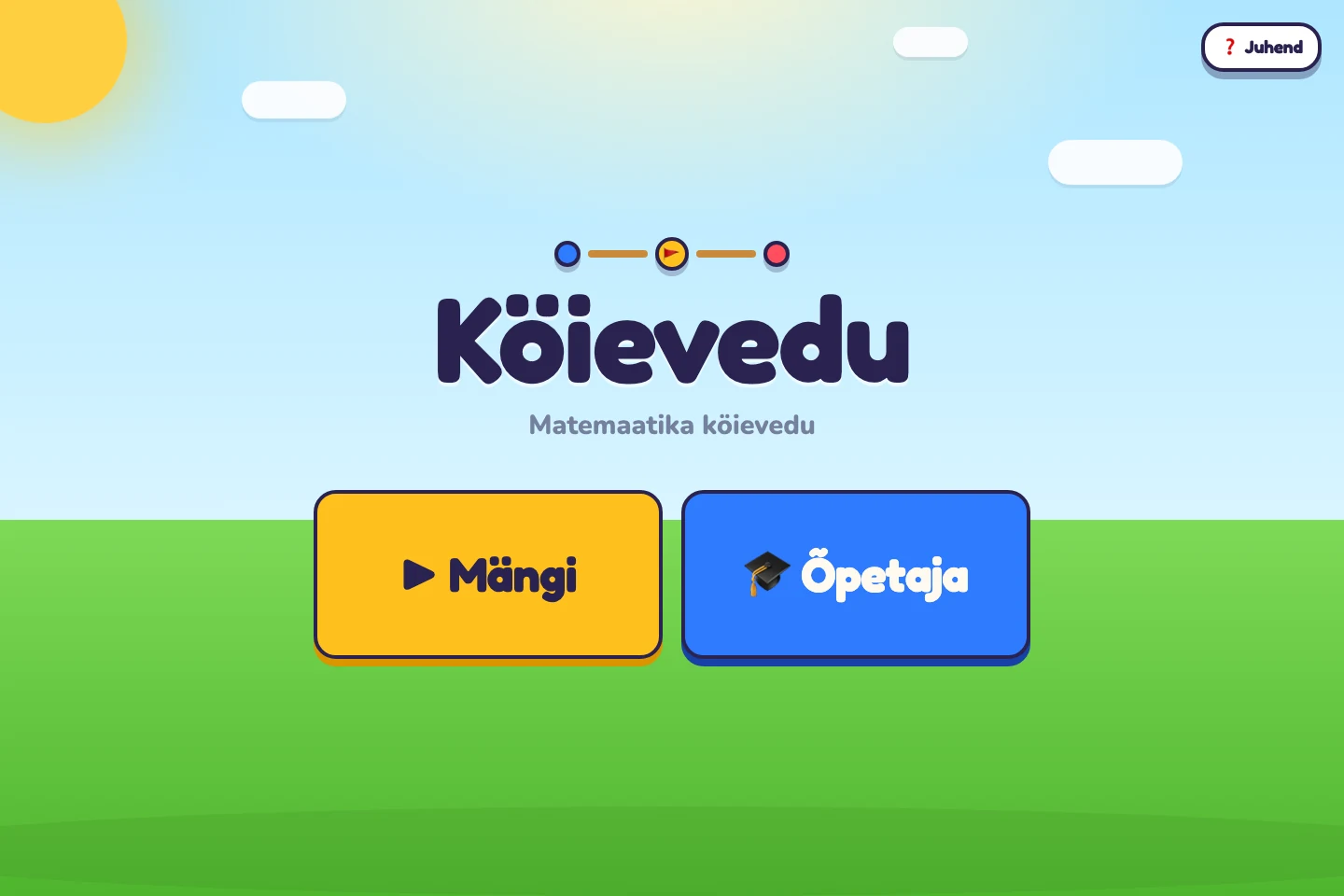 Köievedu avalehe salvestatud eelvaade